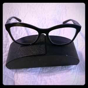 Prada eyeglasses in black